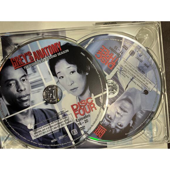 Grey's Anatomy: The Complete‎ Second Season Uncut DVD Set Medical TV Drama - Picture 7 of 11